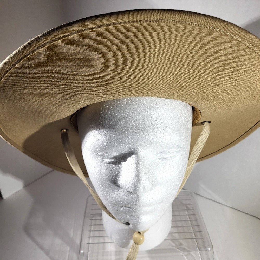 Koppen Wide Brim Straw Hat S/M Unisex Outdoor Sun with Chin Strap - Picture 2 of 10